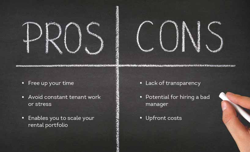 Renting a property management company: Pros and Cons